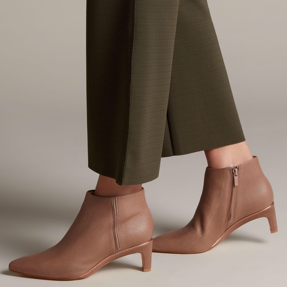 clarks kitten heel ankle boots